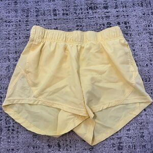 Yellow shorts
